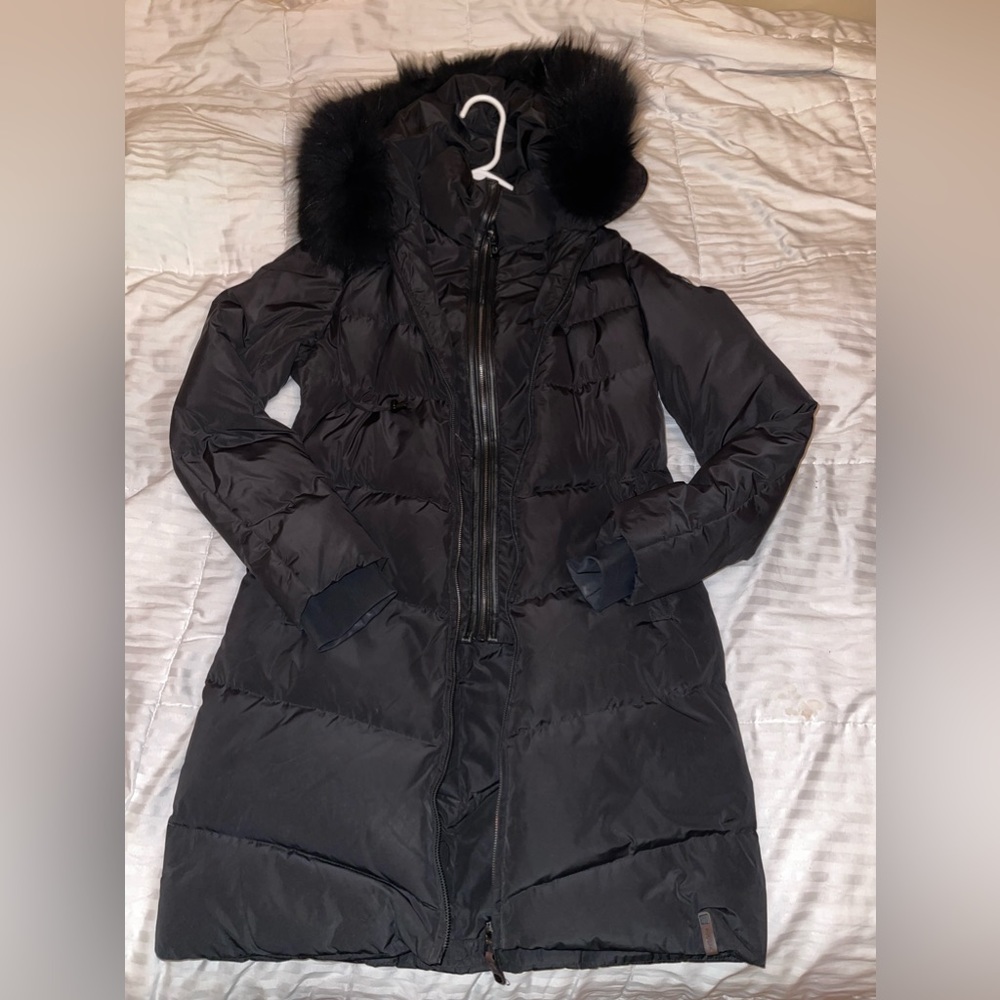 Black rudsak coat - medium